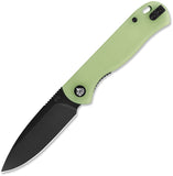 QSP Knife Ferret Linerlock Glow In The Dark Resin Folding Black Nitro-V Pocket Knife 170C2