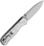 QSP Knife Ferret Linerlock Aluminum Foil G10 Folding Nitro-V Pocket Knife 170D1