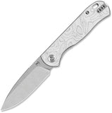 QSP Knife Ferret Linerlock Aluminum Foil G10 Folding Nitro-V Pocket Knife 170D1