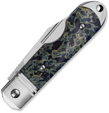QSP Knife Moray LTE Slip Joint Raffir Calceon Ocean Blue Folding Vanax Pocket Knife 171B