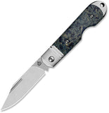 QSP Knife Moray LTE Slip Joint Raffir Calceon Ocean Blue Folding Vanax Pocket Knife 171B