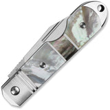 QSP Knife Moray LTE Slip Joint Mother of Pearl Folding Vanax Pocket Knife 171C