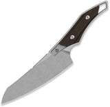 QSP Knife T-Cook Glow In The Dark Micarta Nitro-V Fixed Blade Knife w/ Sheath 172C1