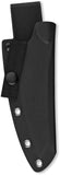 QSP Knife T-Cook Glow In The Dark Micarta Black Nitro-V Fixed Blade Knife w/ Sheath 172C2