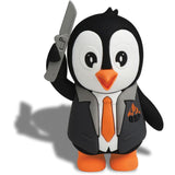 QSP Knife Black & White Penguin Figurine A002