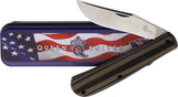 Queen Slip Joint Camo G10 Folding MagnaCut Clip Pt Pocket Knife JMCAMOG10