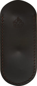 QSP Knife Dark Brown Leather Knife Pouch w/  Pocket Clip P002B