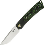 Reate Knives Tribute Linerlock Jungle Wear Carbon Fiber Folding Bohler M390 Knife 151