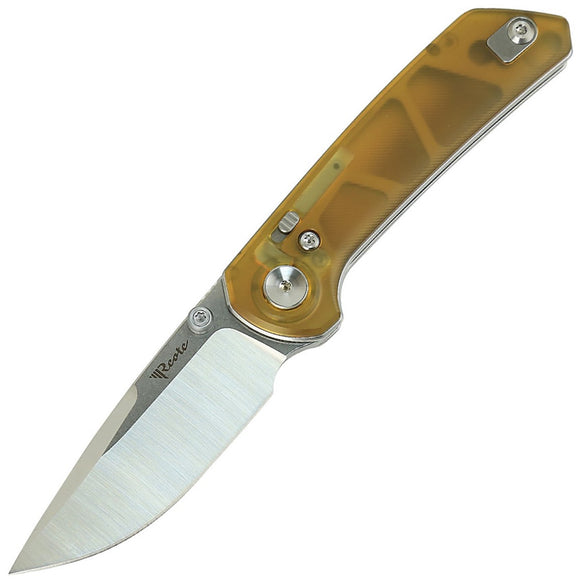 Reate Knives PL-XT Pivot Lock Ultem Folding Stonewash Nitro-V Pocket Knife 177