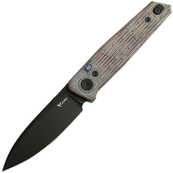 Reate Knives PL-6 Pivot Lock Red & Black Micarta Folding PVD Nitro-V Pocket Knife 187