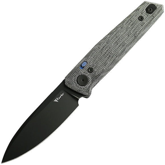 Reate Knives PL-6 Pivot Lock Black Micarta Folding PVD Nitro-V Pocket Knife 189