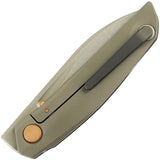 Reate Knives VK-Anub Framelock Carbon Fiber & Titanium Folding Elmax Pocket Knife 214