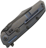 Reate Knives 9D-V2 Framelock Bronze & Blue Titanium Folding CPM-154 Pocket Knife 225