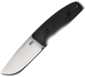 Reiff Knives Circadian Black Micarta MagnaCut Clip Point Fixed Blade Knife CC119BCMBLKA