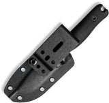 Reiff Knives F3 EDC Black Micarta CPM-3V Fixed Blade Knife w/ Kydex Sheath F3BCMK