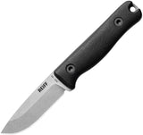 Reiff Knives F3 EDC Black Micarta CPM-3V Fixed Blade Knife w/ Kydex Sheath F3BCMK