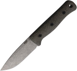 Reiff Knives F4 Bushcraft Gen 2 Green Micarta CPM-3V Fixed Blade Knife F4019GCMBLKA
