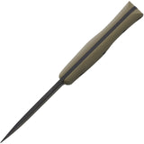 Reiff Knives F4 Bushcraft Gen 2 OD Green G10 DLC CPM-3V Fixed Blade Knife F401BODGBLKA