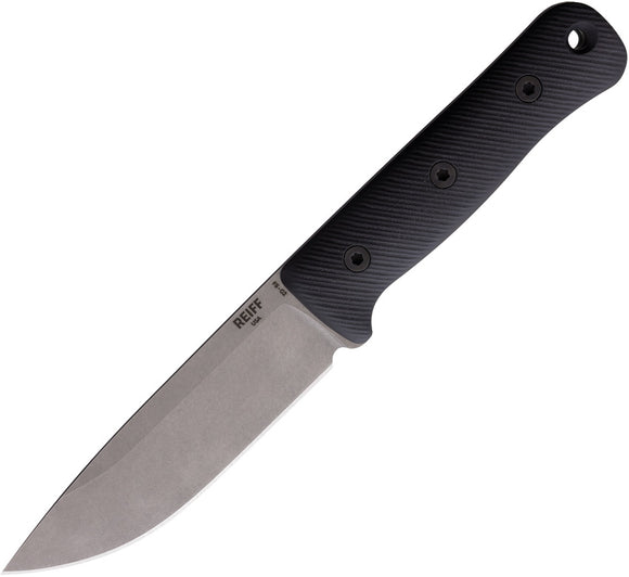 Reiff Knives F5 Gen 2 Black G10 MagnaCut Fixed Blade Knife F5119BLGBLKA