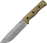 Reiff Knives F6 Leuku Gen 2 OD Green G10 CPM-3V Fixed Blade Knife F6019ODGBLKA