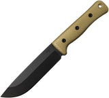 Reiff Knives F6 Leuku Gen 2 OD Green G10 DLC CPM-3V Fixed Blade Knife F601BODGBLKA