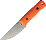 Reiff Knives Rut Orange G10 CPM-MagnaCut Fixed Blade Knife RU319ORGBLKA