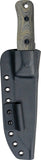 Reiff Knives S5 Black & Green Micarta CPM-3V Carbon Steel Fixed Blade Knife S50212BCK