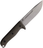 Reiff Knives Vicon Green Micarta MagnaCut Fixed Blade Knife VN119GCMBLKA