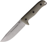 Reiff Knives Vicon OD Green G10 MagnaCut Fixed Blade Knife VN119ODGBLKA