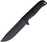 Reiff Knives Vicon Black G10 DLC MagnaCut Fixed Blade Knife VN11BBLGBLKA