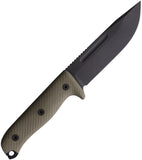 Reiff Knives Vicon OD Green G10 DLC MagnaCut Fixed Blade Knife VN11BODGBLKA