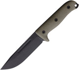 Reiff Knives Vicon OD Green G10 DLC MagnaCut Fixed Blade Knife VN11BODGBLKA