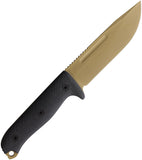 Reiff Knives Vicon Black Micarta Dark Earth MagnaCut Fixed Blade Knife VN11DBCMBLKA