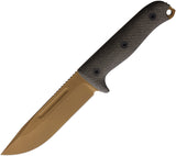 Reiff Knives Vicon Green Micarta Dark Earth MagnaCut Fixed Blade Knife VN11DGCMBLKA