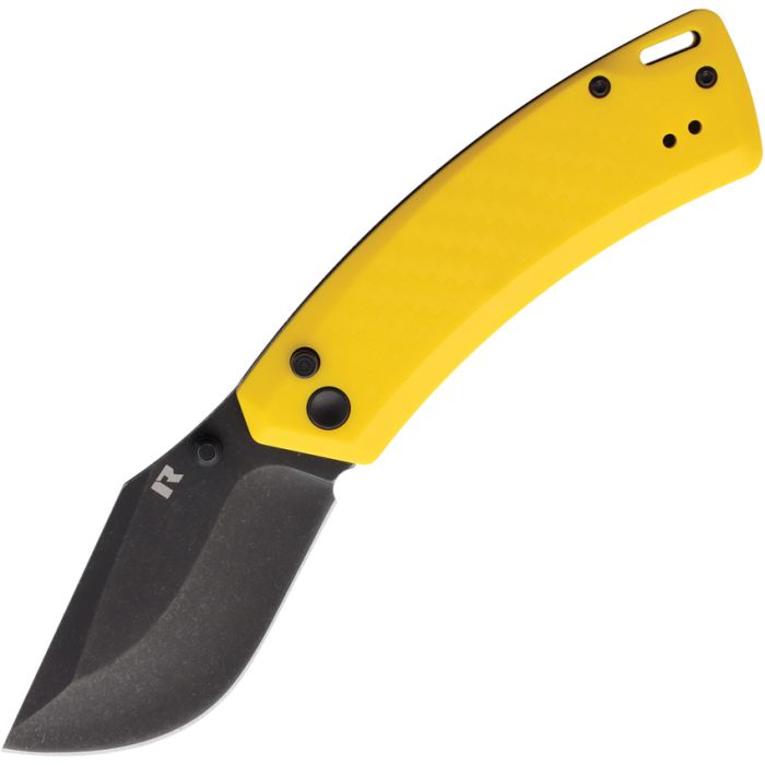 Revo Canyon Button Lock Yellow Folding Knife | Quality EDC at AK ...