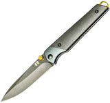 Revo Javelin Reverse Linerlock Black FRN & Aluminum Folding Nitro-V Pocket Knife VJVLNBLK
