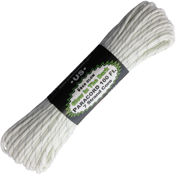 Atwood Rope MFG 550 Reflective Glow 100ft Paracord 1337H