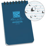 Rite in the Rain Top Spiral Notebook 3x5 Blue