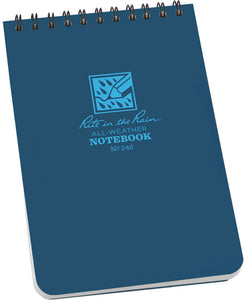 Rite in the Rain Top-Spiral Blue Notebook 4x6 246