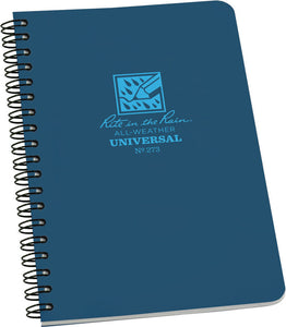 Rite in the Rain Side Spiral Notebook Blue