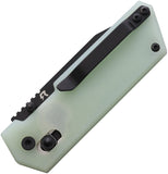 RIVE Knives Recon Ghost Crossbar Lock Jade G10 Folding D2 Pocket Knife 004