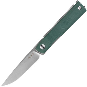 RUIKE D712G Linerlock Green G10 Folding 8Cr13MoV Drop Pt Pocket Knife D712G
