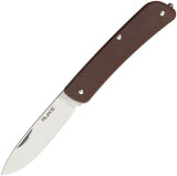 Ruike L11 Large Folder Brown G10 Glass Breaker Stainless Folding Knife L11N