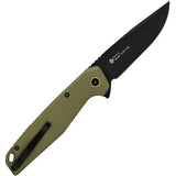 RUIKE P873 Button Lock OD Green G10 Folding 14C28N Sandvik Pocket Knife P873G