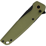 RUIKE P873 Button Lock OD Green G10 Folding 14C28N Sandvik Pocket Knife P873G