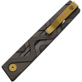 RUIKE P878-AK Linerlock Bronze Aluminum Folding 14C28N Pocket Knife P878AK