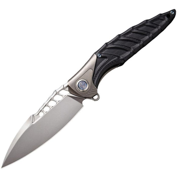 RUIKE M671-TZ Framelock Gray Titanium Folding 154CM Tanto Pocket