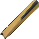 REMETTE Eligo Linerlock Gold Titanium Folding Bohler M390 Pocket Knife TEGA3