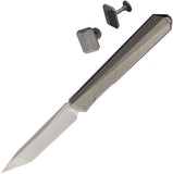 REMETTE Eligo Linerlock Gray Titanium Folding Bohler M390 Pocket Knife TEGA5
