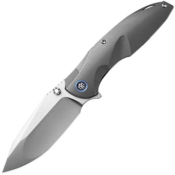 REMETTE Cool Whale Framelock Dark Gray Titanium Folding Bohler M390 Knife RTCLT2